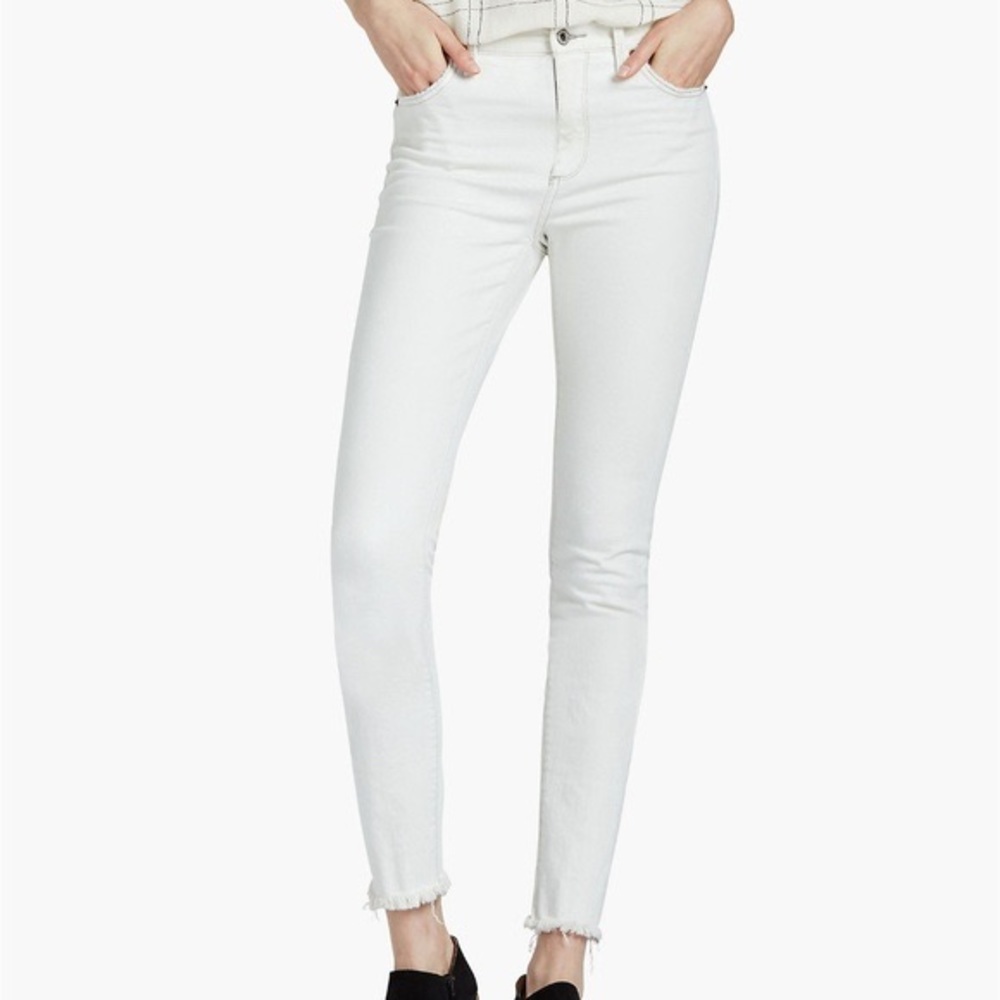 Lucky Brand Bridgette Skinny White Jeans